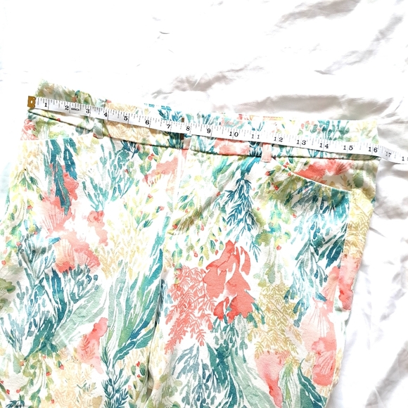 Old Navy | Colorful white pixie mid rise women's pant - Picture 7 of 12